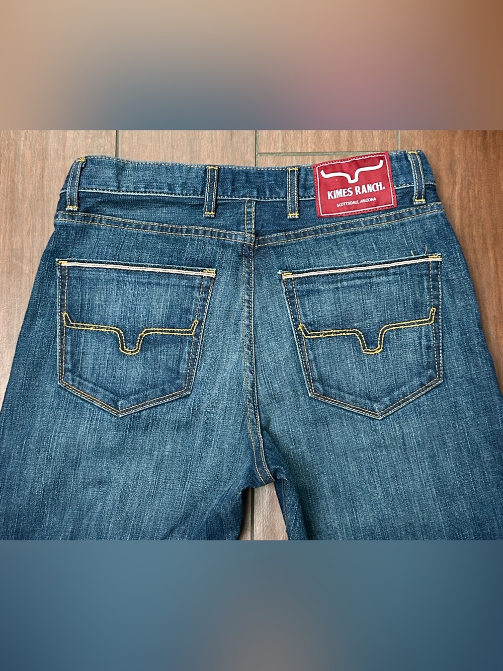 Kimes Ranch Dark Blue Denim Jeans